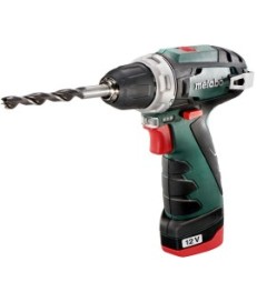 Wiertarko-wkrętarka akumulatorowa Metabo PowerMaxx BS Basic 12V 2x2Ah Ładowarka Walizka