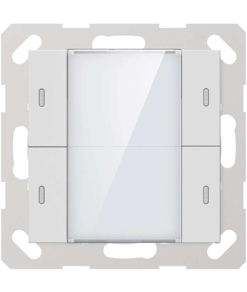 GVS KNX Sensor dotykowy 2-przyciskowy z czujnikiem temp. biały błysz. CHPLE-04/02.1.00