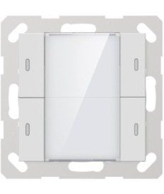 GVS KNX Sensor dotykowy 2-przyciskowy z czujnikiem temp. biały błysz. CHPLE-04/02.1.00