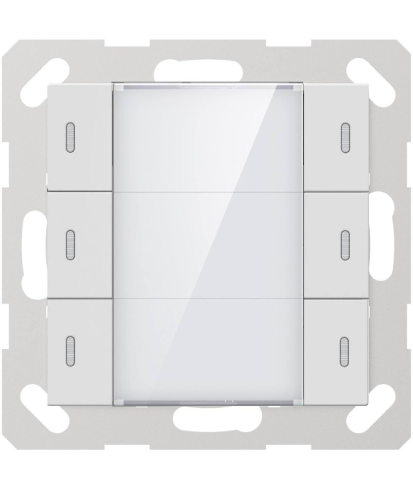 GVS KNX Sensor dotykowy 3-przyciskowy z czujnikiem temp. biały błysz. CHPLE-06/02.1.00