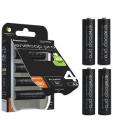 Akumulatorki R6 / AA Panasonic Eneloop PRO 2500mAh Ni-MH BK-3HCDE/4BE (blister 4 szt.)