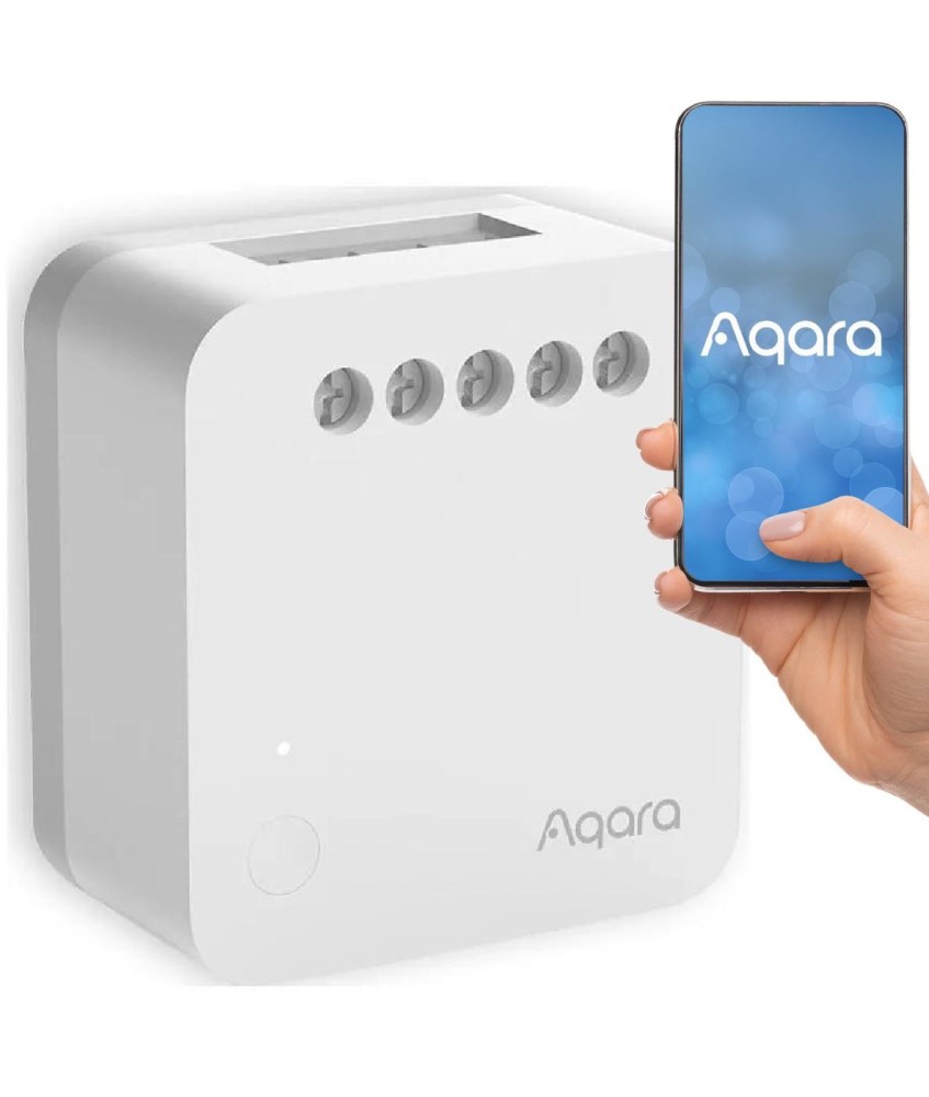 AQARA Przekaźnik podpuszkowy T1 SSM-U02 Homekit wersja EU (bez przewodu neutralnego)