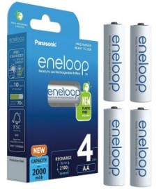 Akumulatorki AA / R6 Panasonic Eneloop 2000mAh BK-3MCDE/4BE (blister 4 szt.)