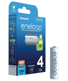 Akumulatorki AA / R6 Panasonic Eneloop 2000mAh BK-3MCDE/4BE (blister 4 szt.)