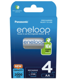 Akumulatorki AA / R6 Panasonic Eneloop 2000mAh BK-3MCDE/4BE (blister 4 szt.)