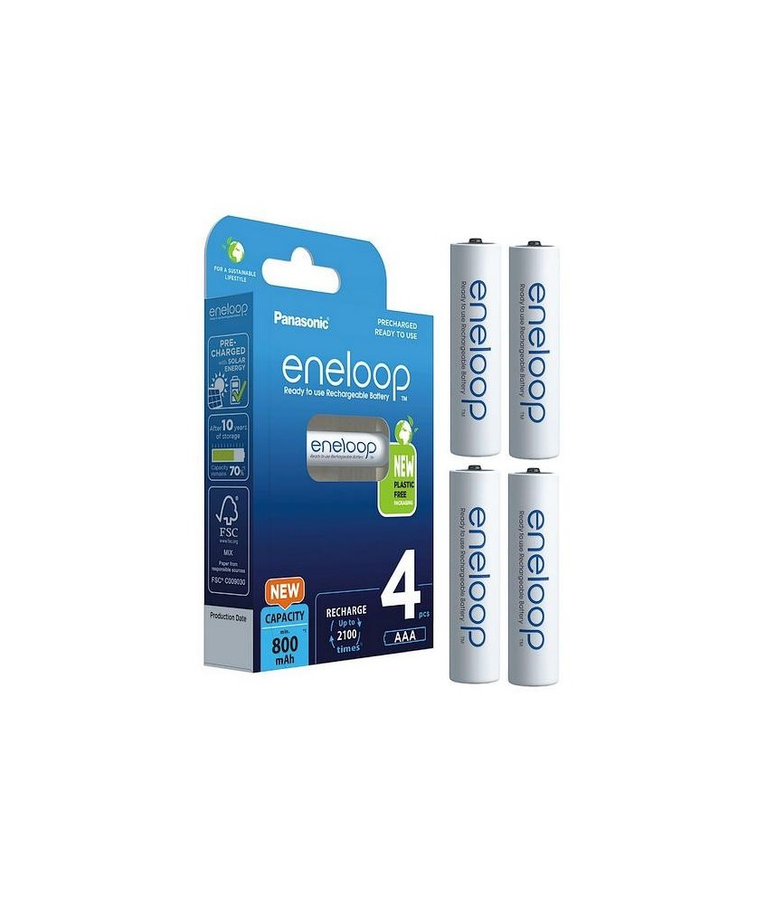 Akumulatorki R03 / AAA Panasonic Eneloop 800mAh BK-4MCDE/4BE (blister 4 szt.)