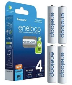 Akumulatorki R03 / AAA Panasonic Eneloop 800mAh BK-4MCDE/4BE (blister 4 szt.)