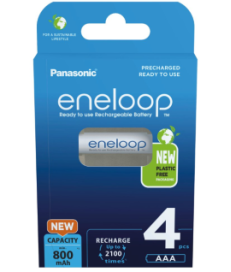 Akumulatorki R03 / AAA Panasonic Eneloop 800mAh BK-4MCDE/4BE (blister 4 szt.)