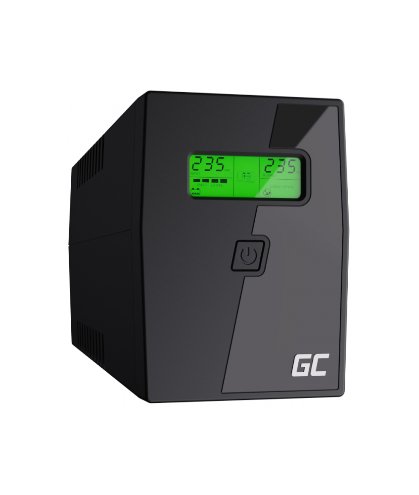 UPS ZASILACZ AWARYJNY Green Cell POWER PROOF 600VA 360W Z WYŚWIETLACZEM LCD UPS01LCD