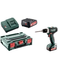 Wiertarko-wkrętarka akumulatorowa Metabo PowerMaxx BS 12 2x2Ah ładowarka, walizka