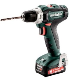 Wiertarko-wkrętarka akumulatorowa Metabo PowerMaxx BS 12 2x2Ah ładowarka, walizka