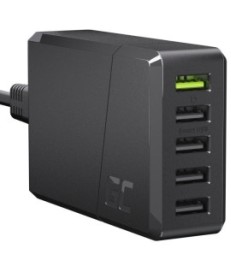 ŁADOWARKA SIECIOWA Green Cell CHARGESOURCE 5 5xUSB 52W ULTRA CHARGE CHARGC05