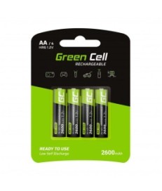 AKUMULATORKI Green Cell 4x AA HR6 2600mAh GR01