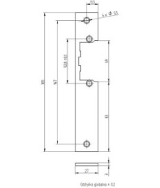 SZYLD ELEKTRA PROSTY R2/R3 MALOWANY