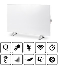 Panel grzewczy IR CRONOS Synthelith PRO CRP-600TWP TUYA white