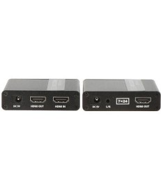 EXTENDER HDMI+USB-EX-70 obraz + myszka po skrętce