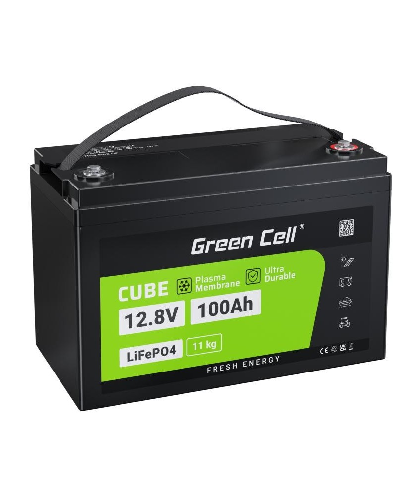 AKUMULATOR LITOWO-ŻELAZOWO-FOSFORANOWY LiFePO4 Green Cell 12V 100Ah