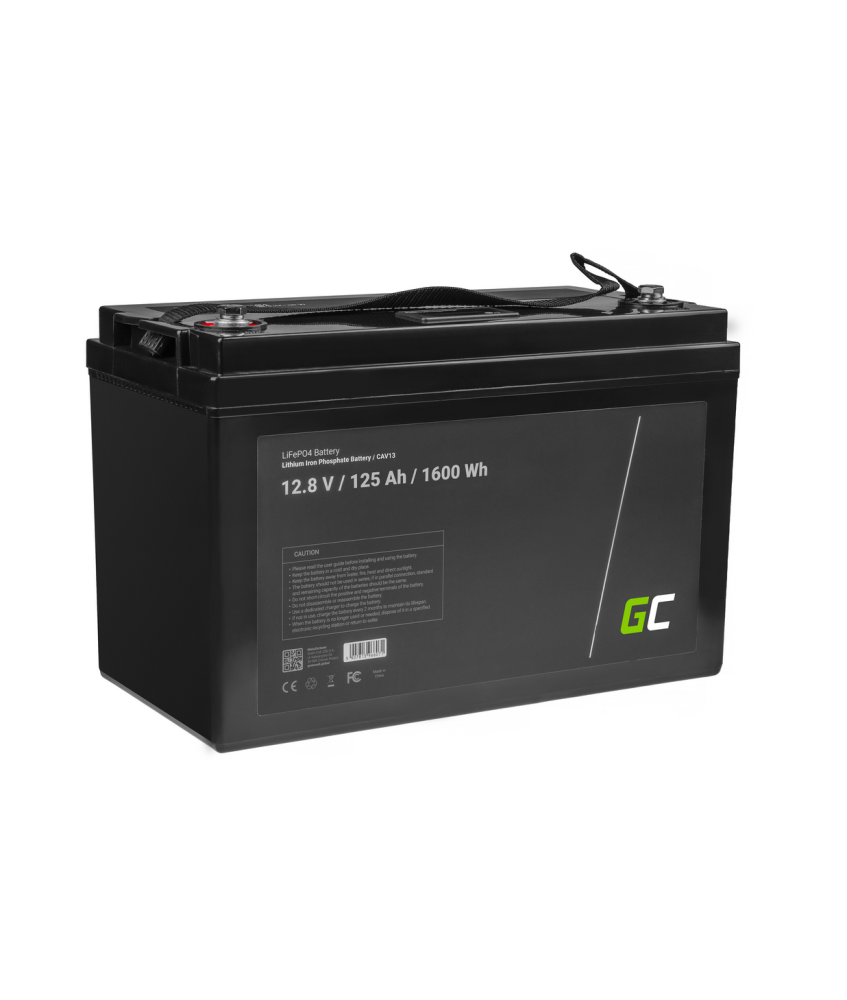 AKUMULATOR LITOWO-ŻELAZOWO-FOSFORANOWY LiFePO4 Green Cell 12V 125Ah