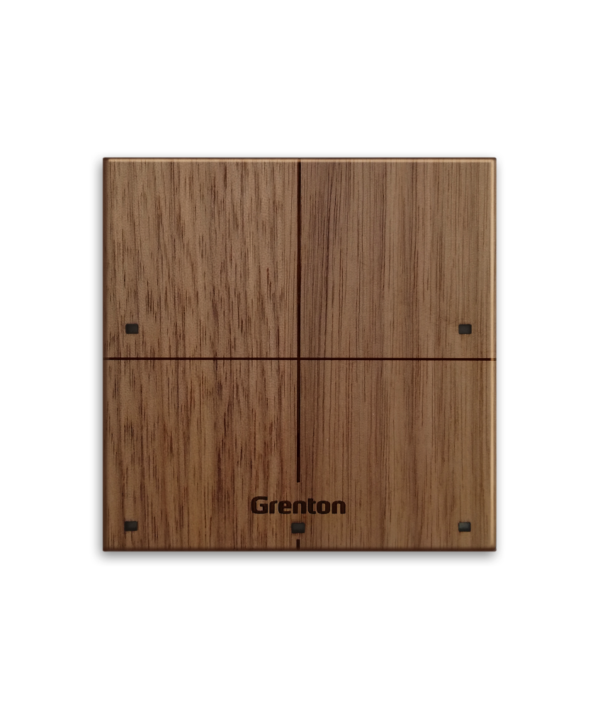 GRENTON - TOUCH PANEL 4B, Tf-bus, CUSTOM WOOD DARK (2.0)