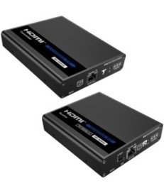 Konwerter HDMI na LAN KASKADA 4K Spacetronik IP SPH-676C - zestaw