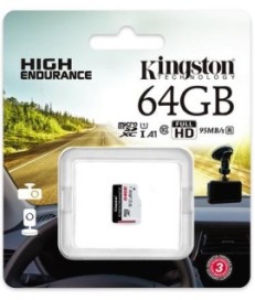 Karta pamięci Kingston High-Endurance microSD 64GB UHS-I U1 24/7 (rejestratory i monitoring)