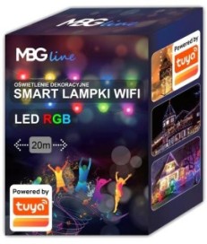 Lampki Choinkowe SMART taśma LED WIFI TUYA 20m USB