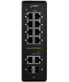 Switch przemysłowy PULSAR ISF108 (8xPoE, 2xCombo)