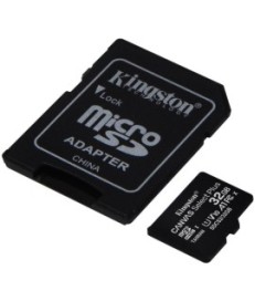 Karta pamięci Kingston Canvas Select Plus 32GB 100MB microSDHC CL10 UHS-I Card + SD Adapter