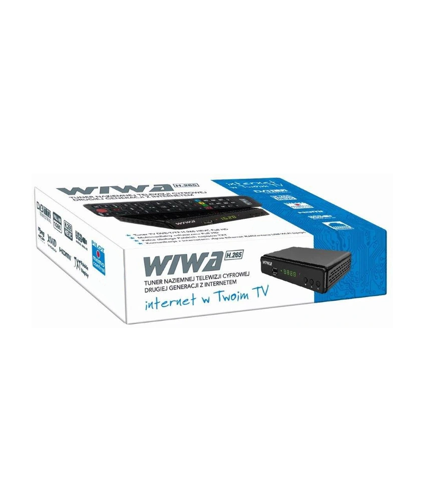 Tuner DVB-T/T2 WIWA H.265