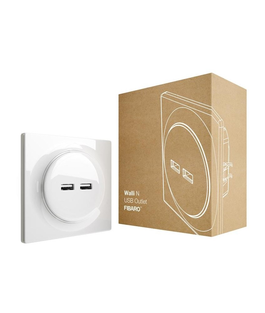 FIBARO WALLI N USB Outlet | FGWU-021